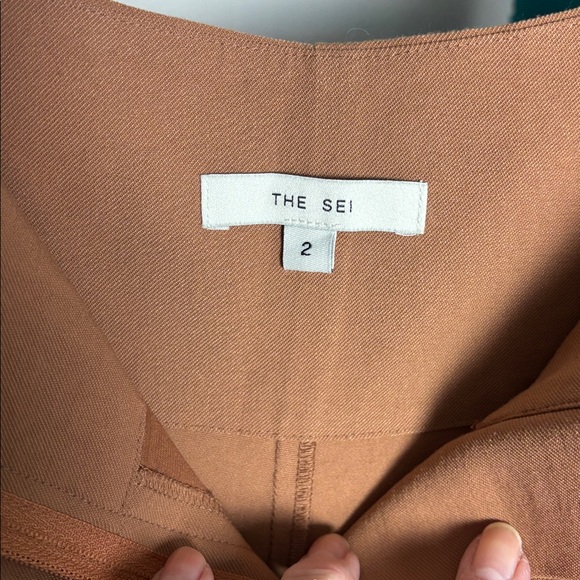 The Sei Women’s copper wide leg trouser Pants - Picture 6 of 11